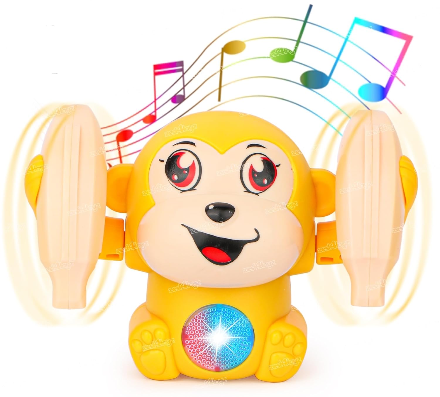 Dancing Musical Toy for Kids Baby Tumbling Monkey Doll Toy with Voice Control Sensor